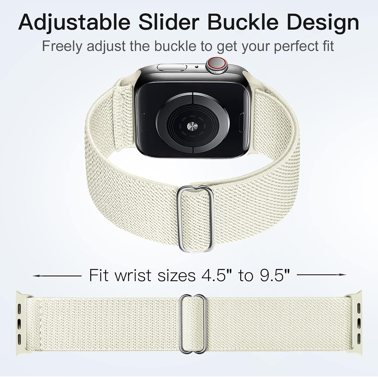 5 Pack Stretchy Nylon Band Compatible with Apple Watch Bands 40mm 41mm 42mm 44mm 45mm 46mm 49mm 38mm for Women Men, Braided Solo Loop Strap for iWatch SE3 2, Ultra3 2 1, Series 11 10 9 8 7 6 5 4 3 2 1 image 3