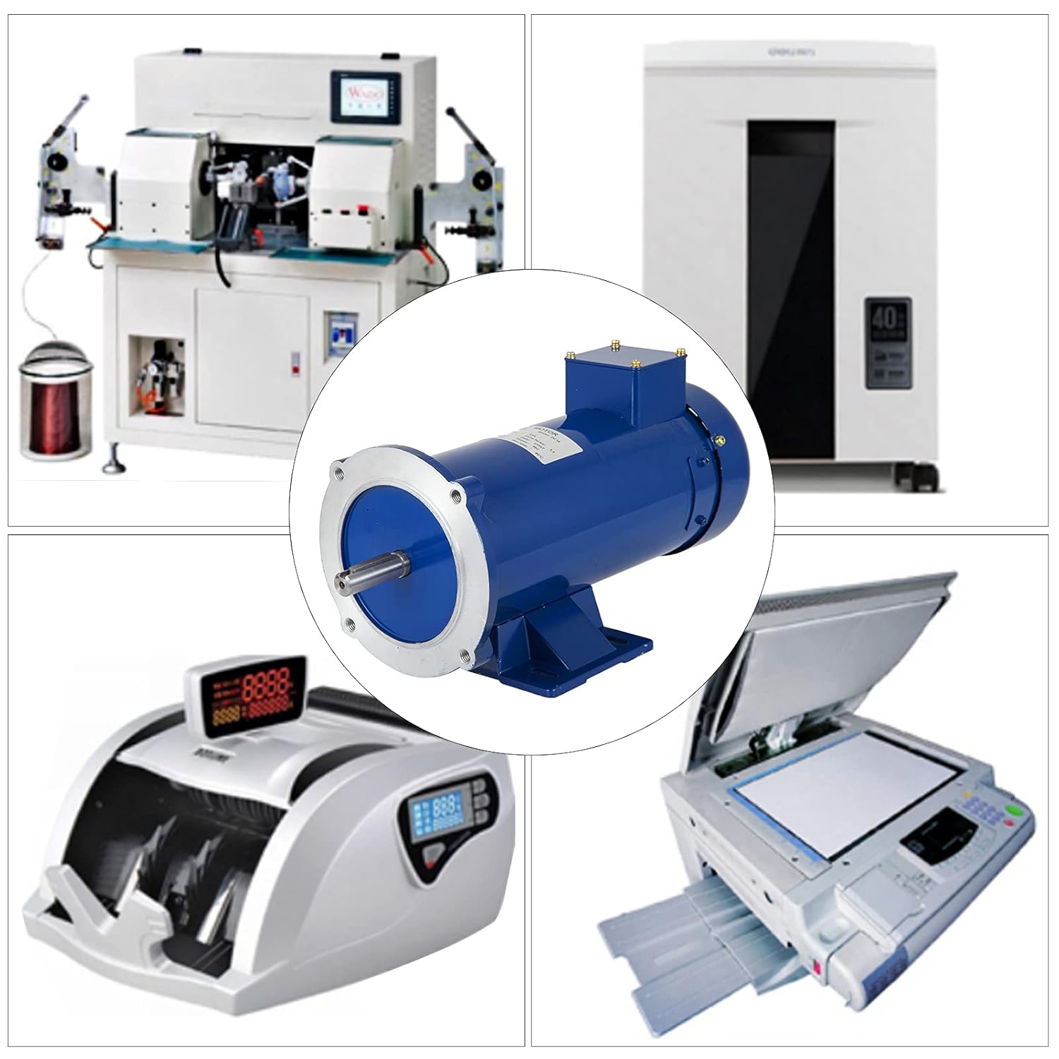 Buy VEVOR DC Motor,Rated Speed 1750 RPM,1HP 12V Electric Motor Permanent Motor Online at