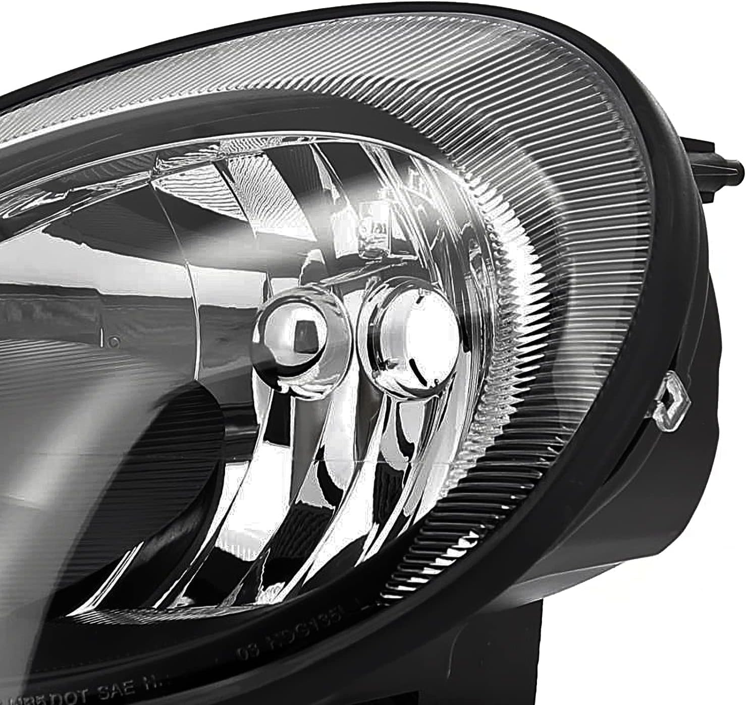 SPEC-D TUNING Black Headlights Compatible with 2003-2005 Dodge Neon L+R Pair Head Light Lamp Assembly