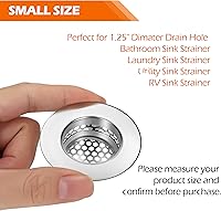 Vista 3 de Colador para Lavabo de Baño, Colador de Drenaje para Lavabo de Bañera, Atrapapelos para Lavandería, Pila de Trapeador, Utilidad, Fregadero