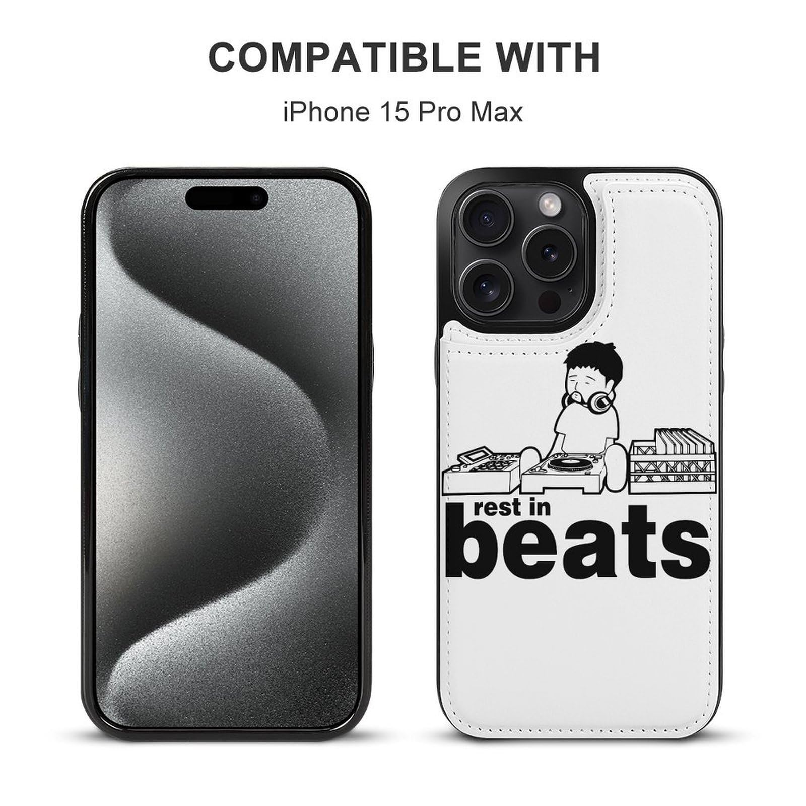 Amazon.co.jp: iPhone 15 Nujabes ヌジャベス 音楽 手帳型 TPU+PU 保護 