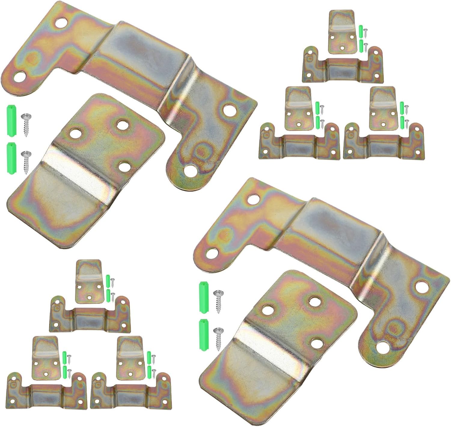 VANZACK 8 Sets Wall Fan Mounting Bracket Iron Support Plate for Small Rooms