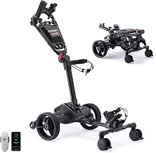 A11N SPORTS Finchley G3 Smart Auto-Follow Golf Caddy – App/Remote/Manual Control, 45 Holes Battery, 3-Motion Folding and Ultimate Terrain Stability