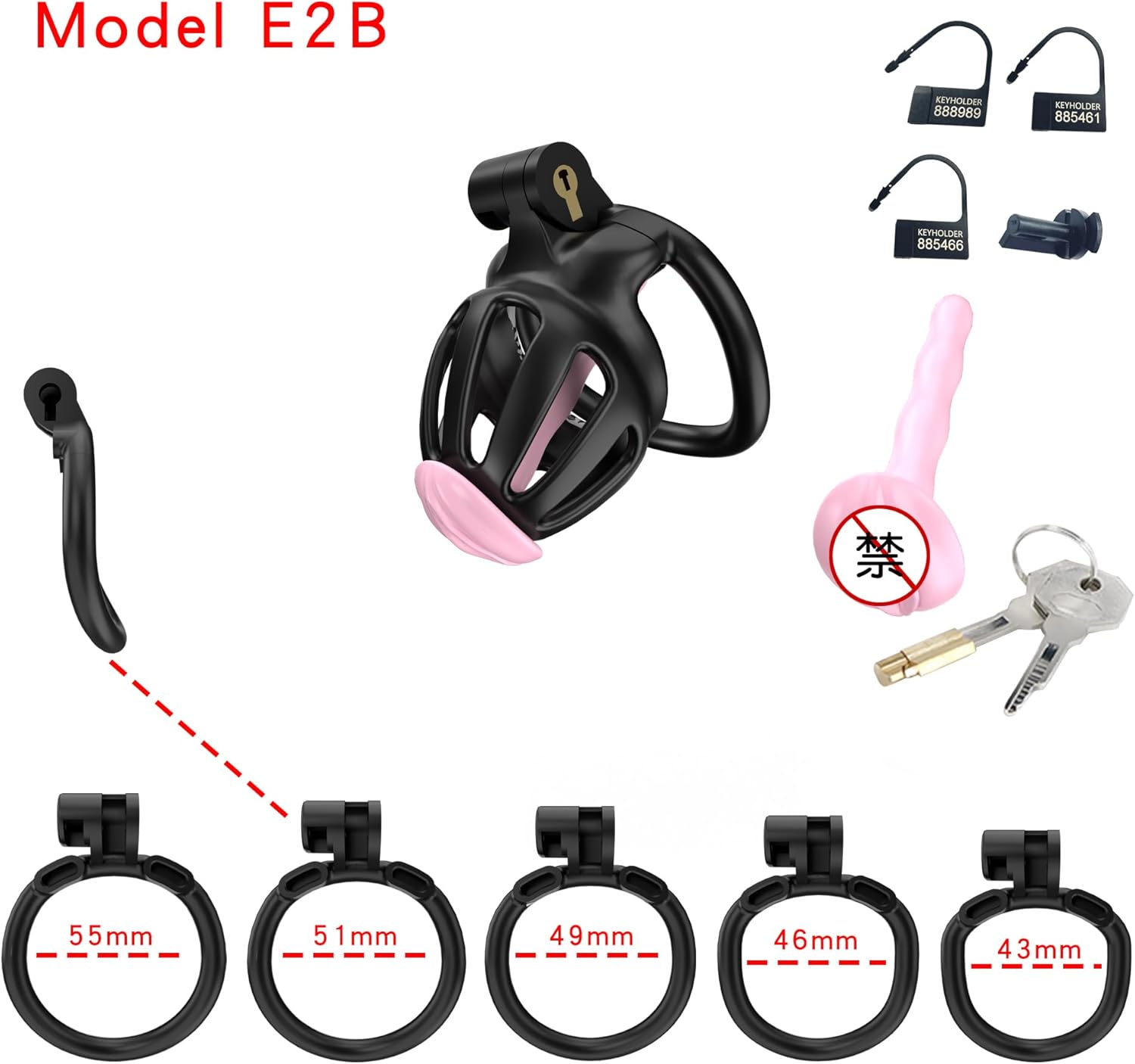 Black Classic Fitness Exercise Safety Cage (Curved), Builds Muscle Strength (US-A86) (E2)