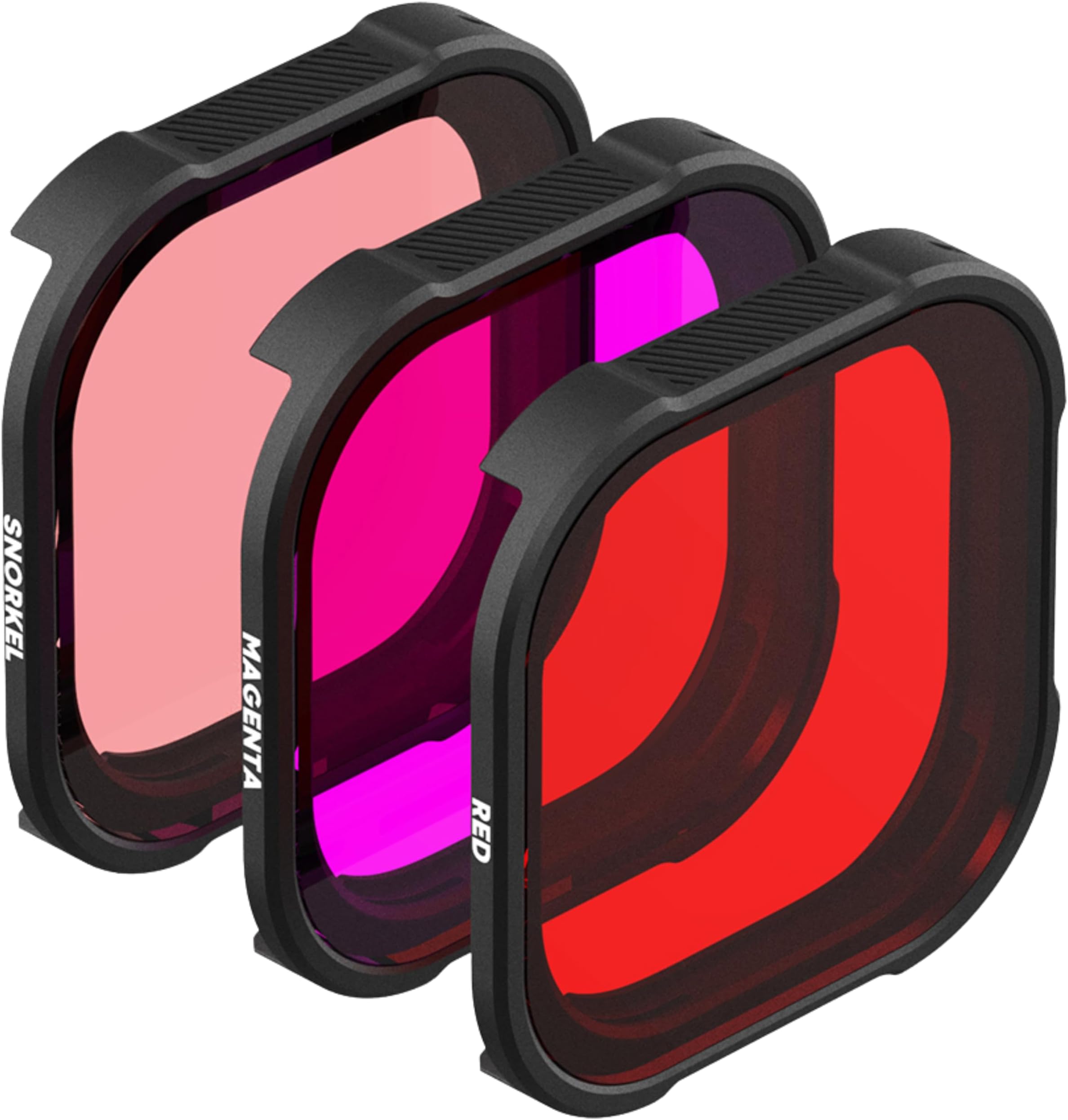 PolarPro Red Filter 3-Pack for GoPro Hero13 Protective Housing - Fits Hero9/10/11/12/13 Cameras in Protective Housing - Underwater Color Correction Dive Filters for Scuba or Snorkeling
