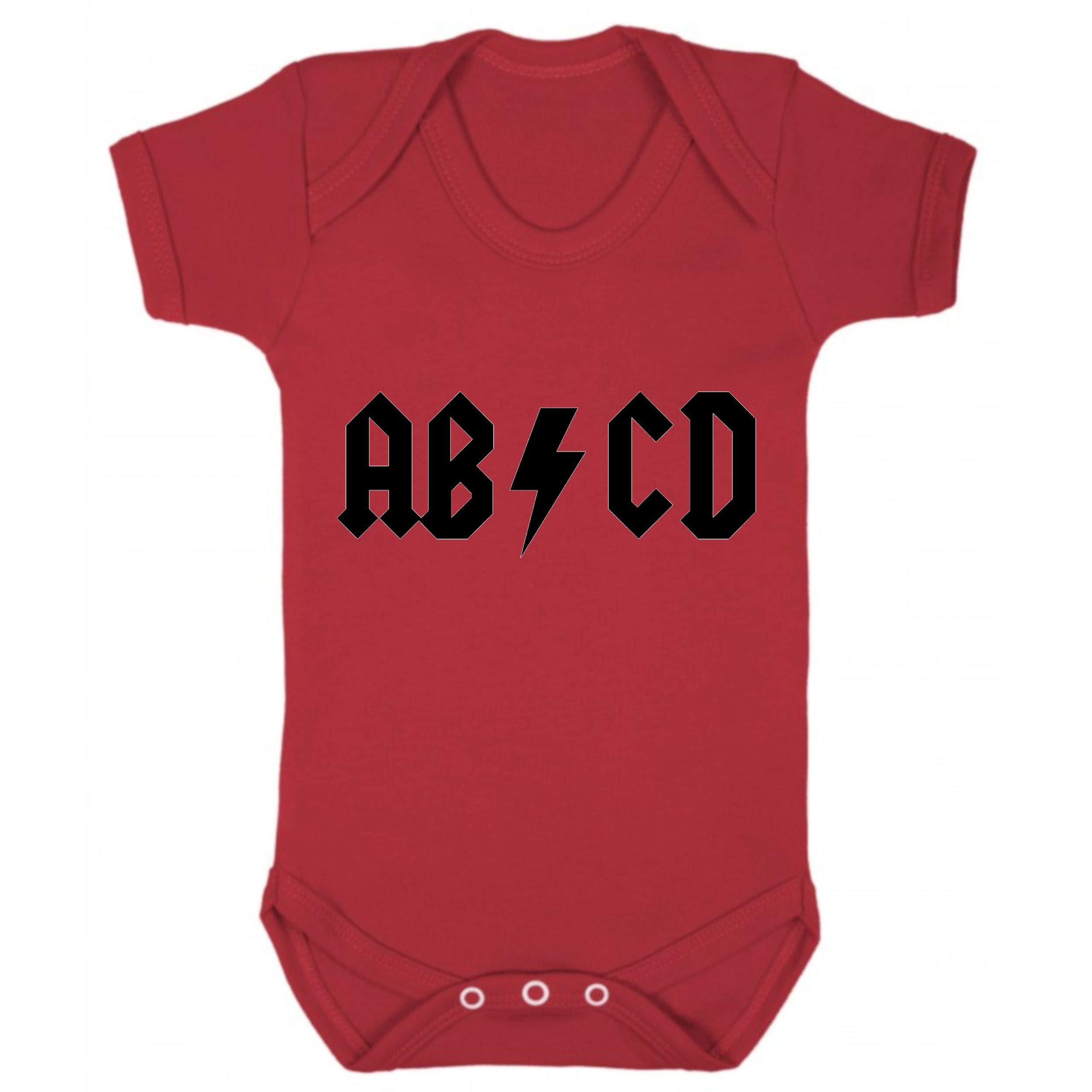 ABCD - Unisex Short Sleeve Baby Vests Funny Graphic Phrase Printed Bodysuits One Piece Baby Grow for Infant Toddler Boys Girls