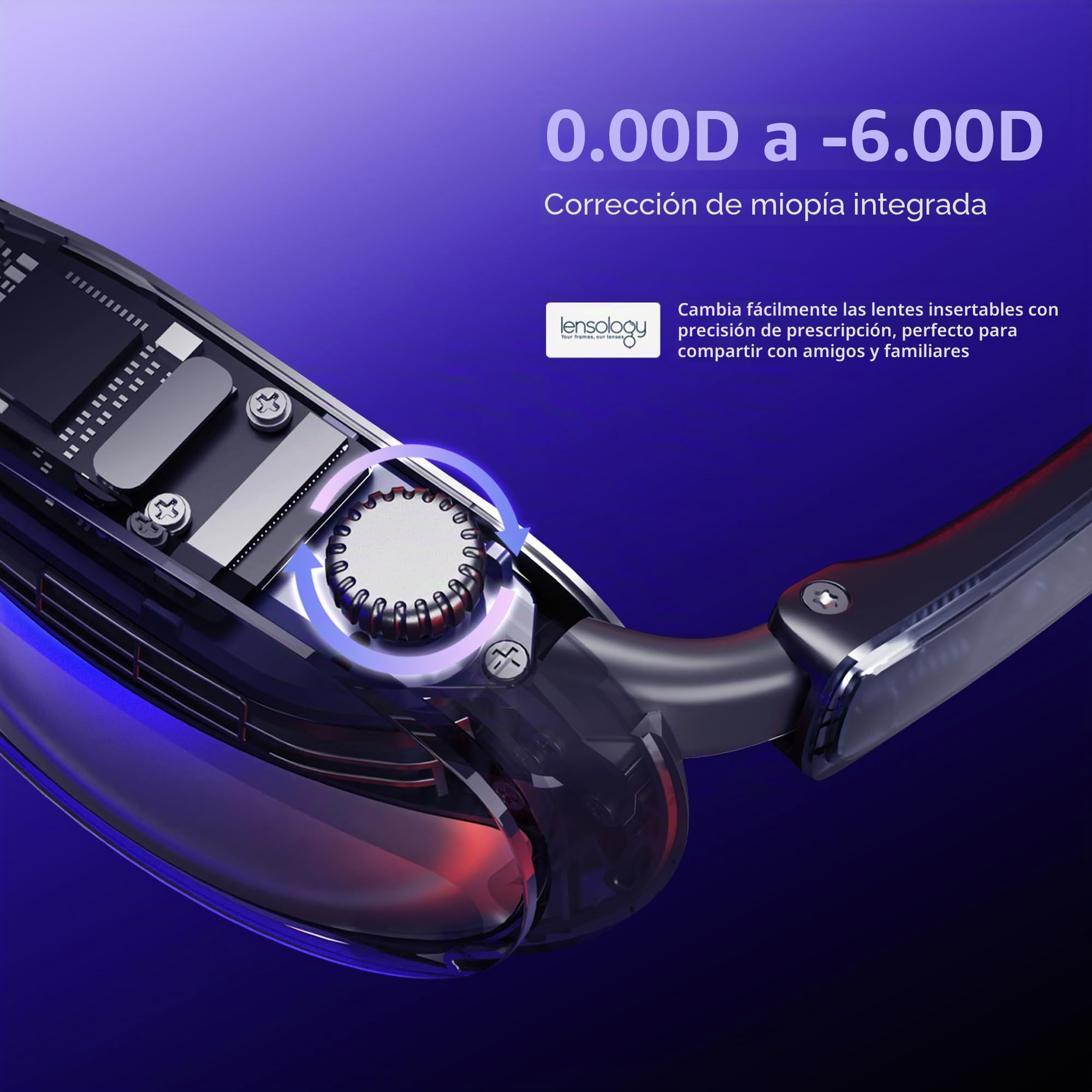 Rokid Joy Max - Gafas de realidad aumentada con estación, Micro-OLED 360 pulgadas, Virtual Theatre, 50° de campo de visión, luminancia de 600 nits, compatible con HDCP, gran combinación