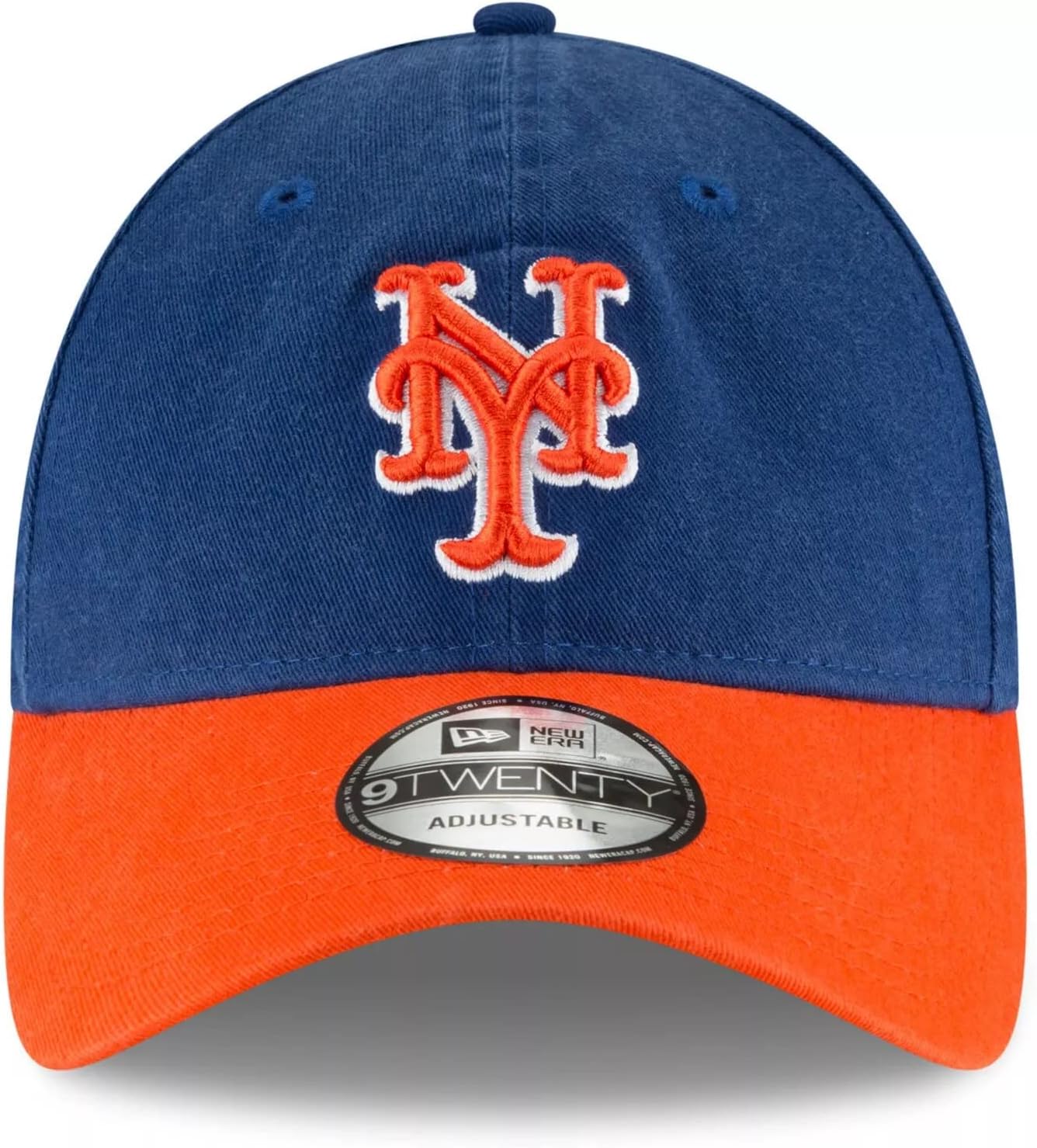 New Era MLB Core Classic 9TWENTY Adjustable Hat Cap One Size Fits All (New York Mets 2-Tone) - Image 2