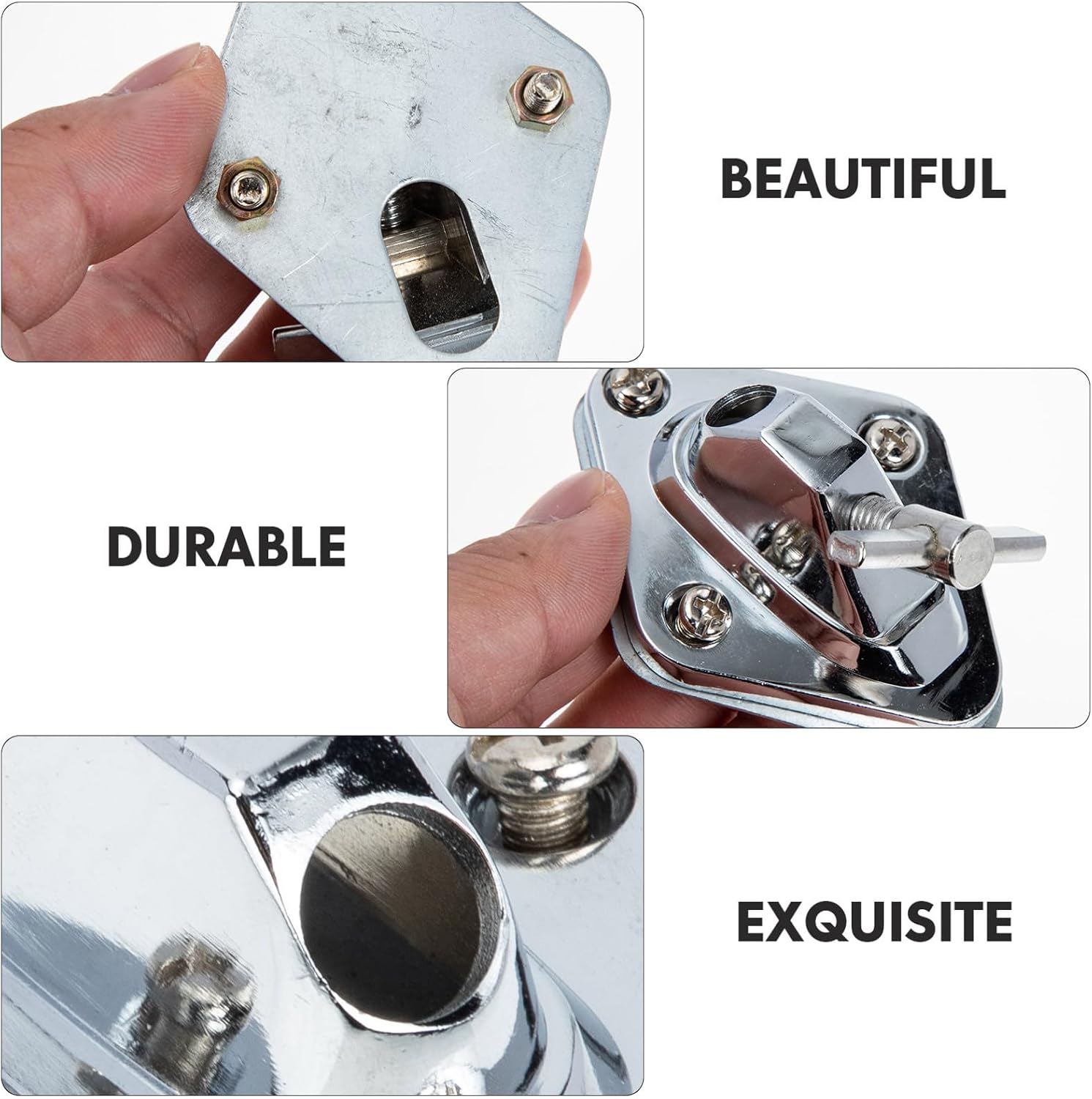 Bass Drum Leg Base Alloy Stand Hardware for Percussion Instruments