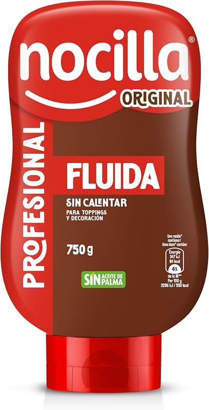 Nocilla, Profesional con sabor Original, Bocabajo sin Aceite de Palma - 750g
