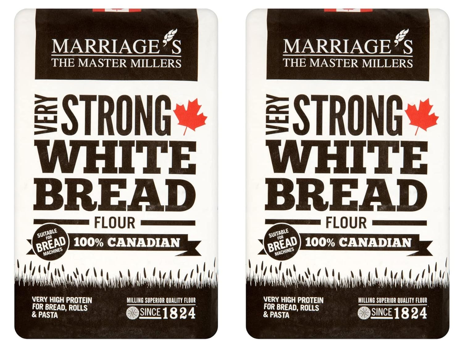 Marriage's Very Strong Canadian White Flour 1.5kg - Pack of 2