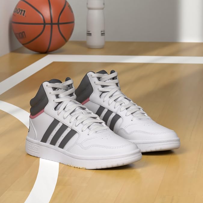 adidas Women's Hoops 3.0 Mid Sneaker