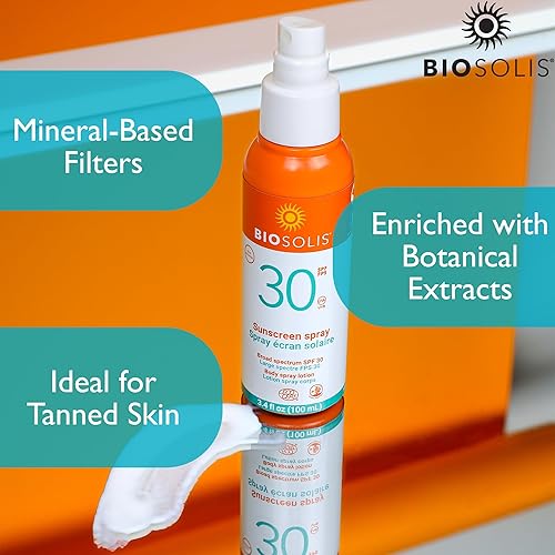 Miniatura 2 de Sun Spray SPF 30 - Protector solar en aerosol acondiciona la cara y el cuerpo - Filtros a base de minerales - Protege contra los rayos dañinos -