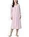 Eileen West Cotton Knit Long Sleeve Long Nightgown - Main View