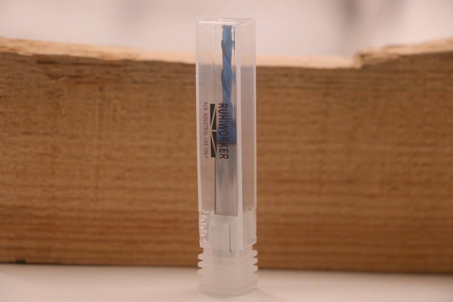 2-Flute Spiral Router Bits Up Down Compression Bit 1/8 inch Cutting Diameter, 1/4 inch Shank, 3/4 Inch CL ,2-1/2 Inch OVLCNC End Mill for Wood Carving C2184