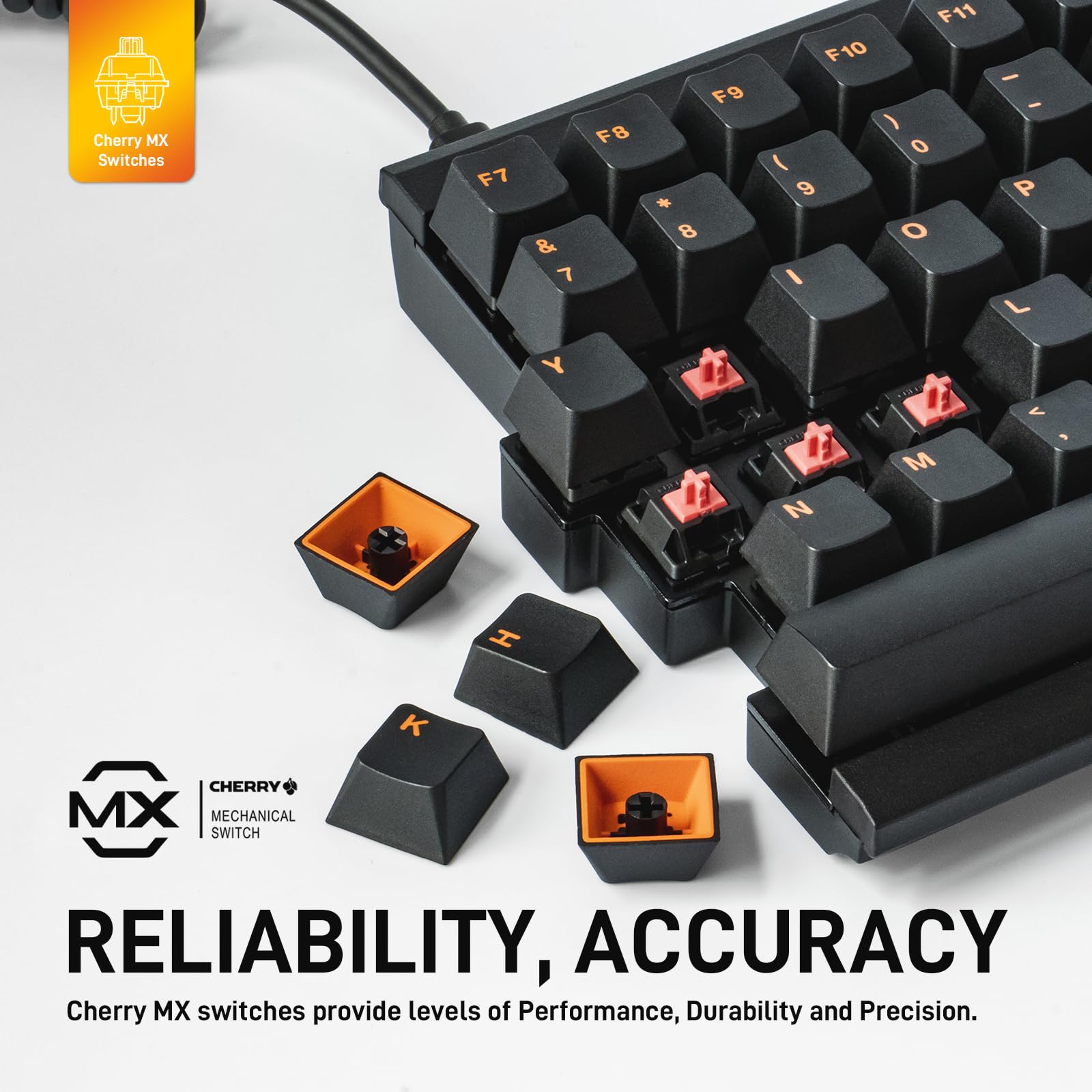 専用 roBa ブラック Barocco Mistel MD770JIS(日本語配列) | キーボード | PC