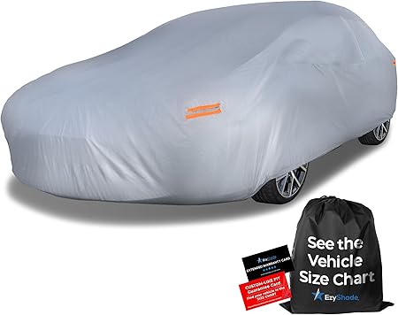 EzyShade 10-Layer Waterproof Sports Car Cover. See Vehicle Size-Chart for Accurate Fit. All Weather Full Outdoor Covers. Corvette Mustang Trans Am Classic Cars Sun Snow Rain. Size C4 (See SizeChart) EzyShade 10-Layer Waterproof Sports Car Cover. See Vehicle Size-Chart for Accurate Fit. All Weather Full Outdoor Covers. Corvette Mustang Trans Am Classic Cars Sun Snow Rain. Size C4 (See SizeChart)