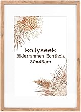 Frame 30 x 45 cm Real Wood with Passepartout Pine with Acrylic Glass Photocornice Zimmer Deco