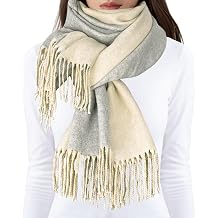 Winter Scarf for Women Pashmina Shawls and Wraps Ladies Cashmere Feel Reversible Scarves for Evening Wedding Dress