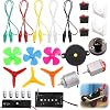 26Pcs Electric Circuit Kits for cience Learning Making Motor Kits for Student DIY STEM Science Lab Experiment Project