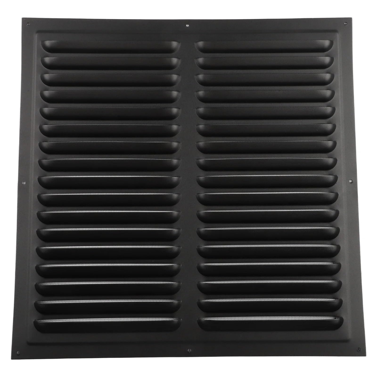 Ventilator Grille Aluminum Alloy Ventilation Cover for Exterior Wall Air Outlet Square Louvred Exhaust for air Vent(350x350cm)