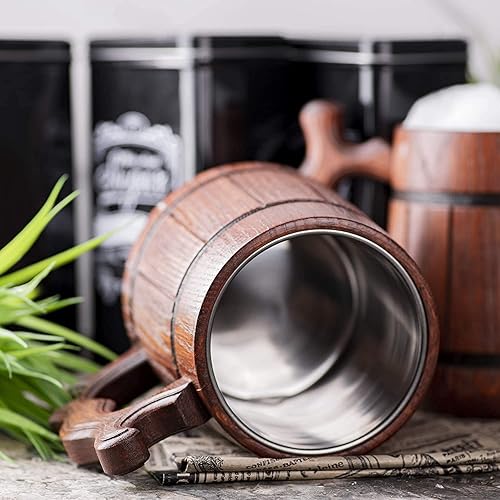 Miniatura 7 de ffxiv - Taza de madera de mago rojo. Regalo para jugadores. Jarro de cerveza de madera personalizada. Regalo personalizado para él, regalo para