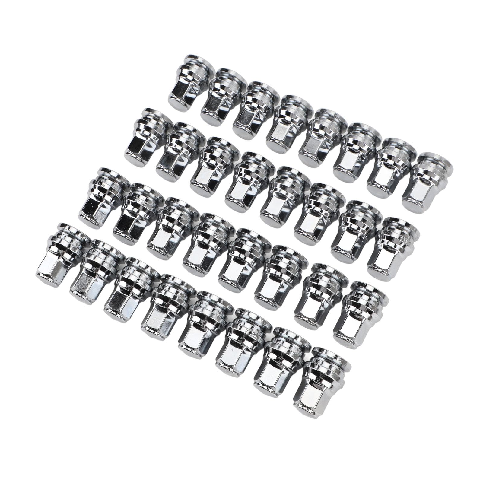 32 Pezzi M14x1.5 Ara Dadi HCPZ 1012 Esagono Aperto 21 Mm a Spina Duplex Dadi per Letti a Spina Ara Ara Aralpacchi a Spruzzo Salino, Realizzato in Acciaio in Lega Forgiata