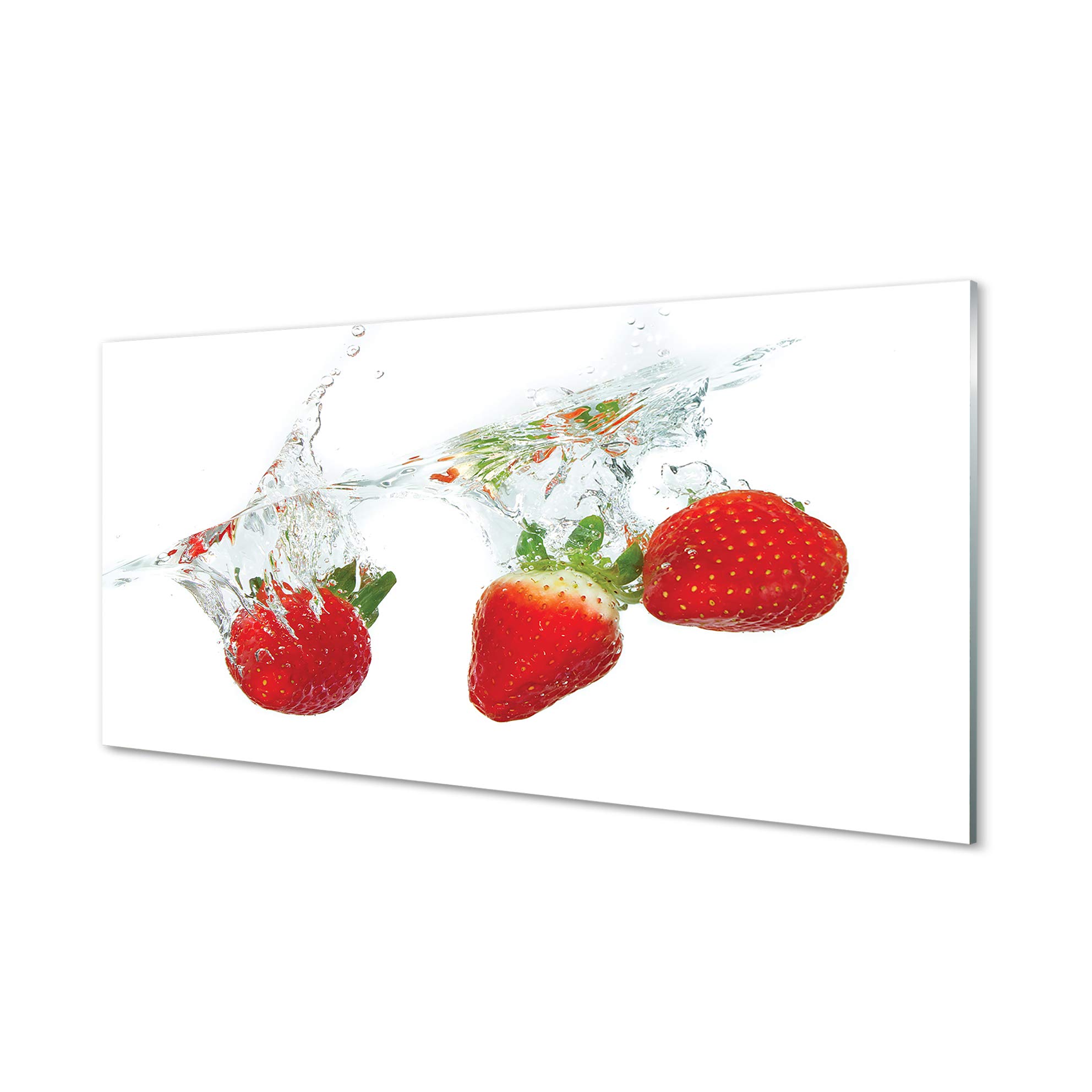Dosseret en verre trempé 100x50cm pour protéger et nettoyer facilement les murs