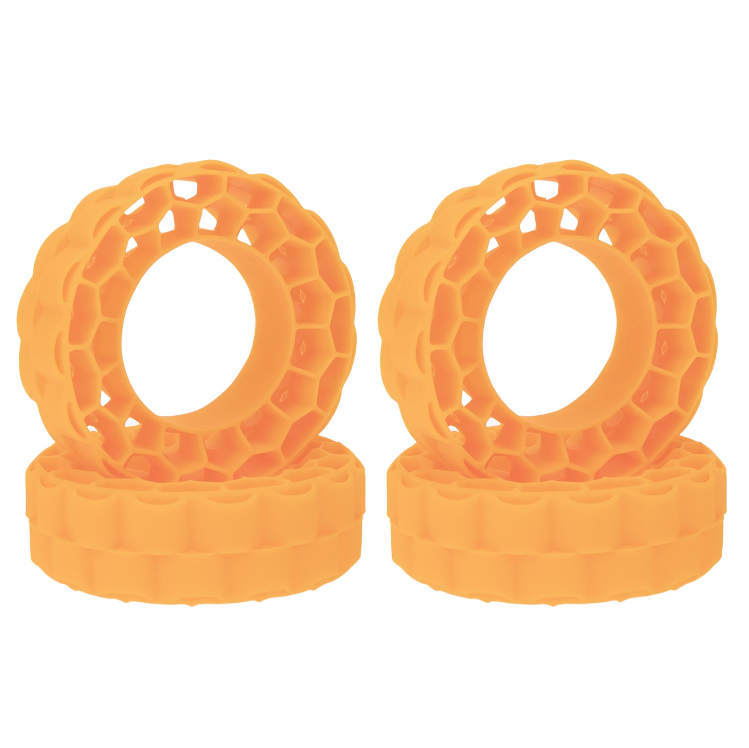 MEUS RACING Soft Silicone Rubber Inserts for 68-72mm 1.3" Tires (Orange)