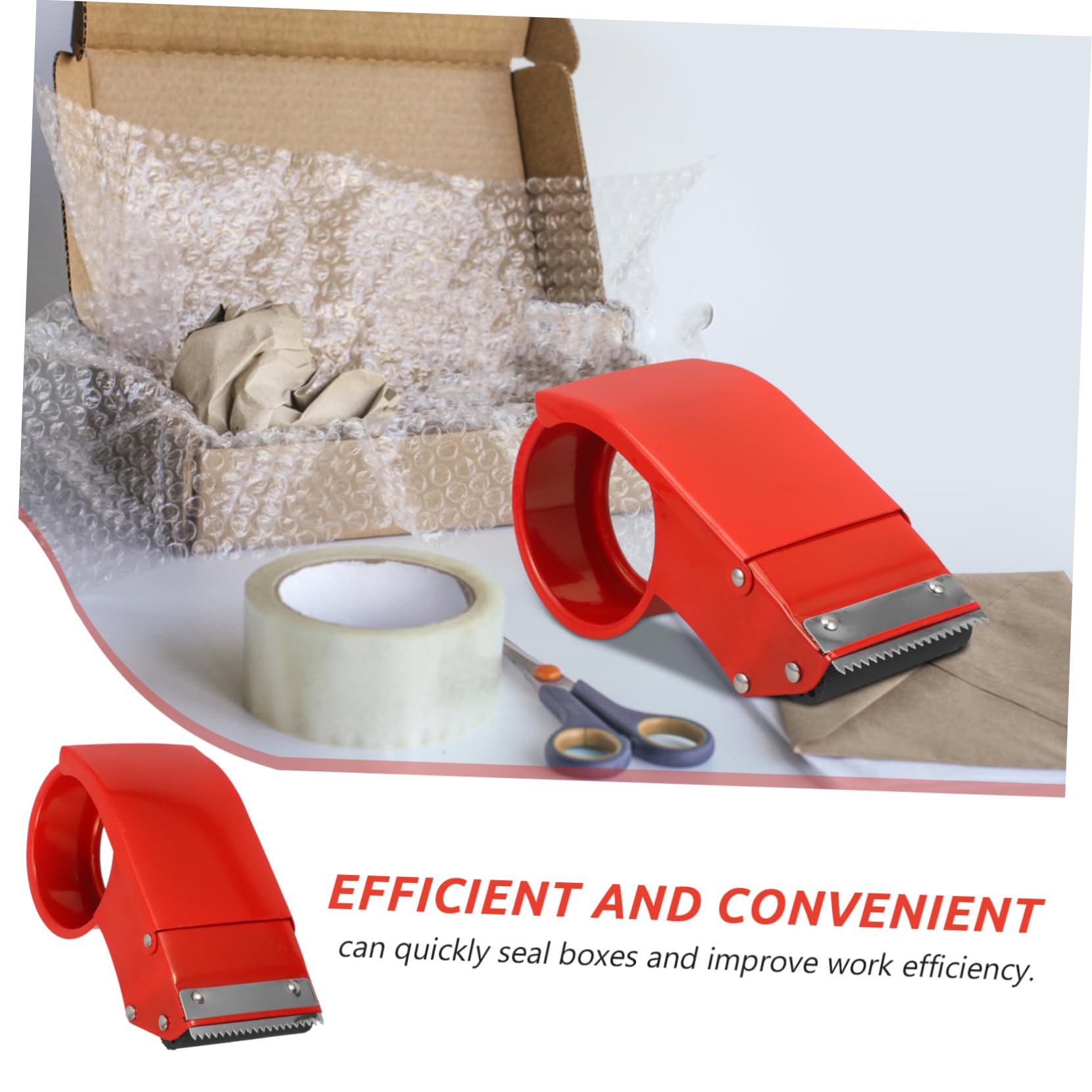 TEHAUX 5stücke Kleiner Desktop Klebebandspender Metall Tragbarer Tape Dispenser Für Büro Und Zuhause Design Schneiden Schere Für Scrapbooking Und Kreative Projekte