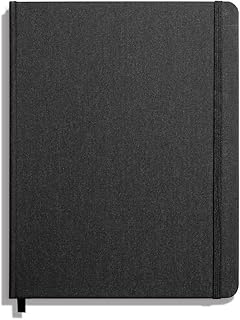Shinola Journal, HardLinen, Ruled, Jet Black (7x9)