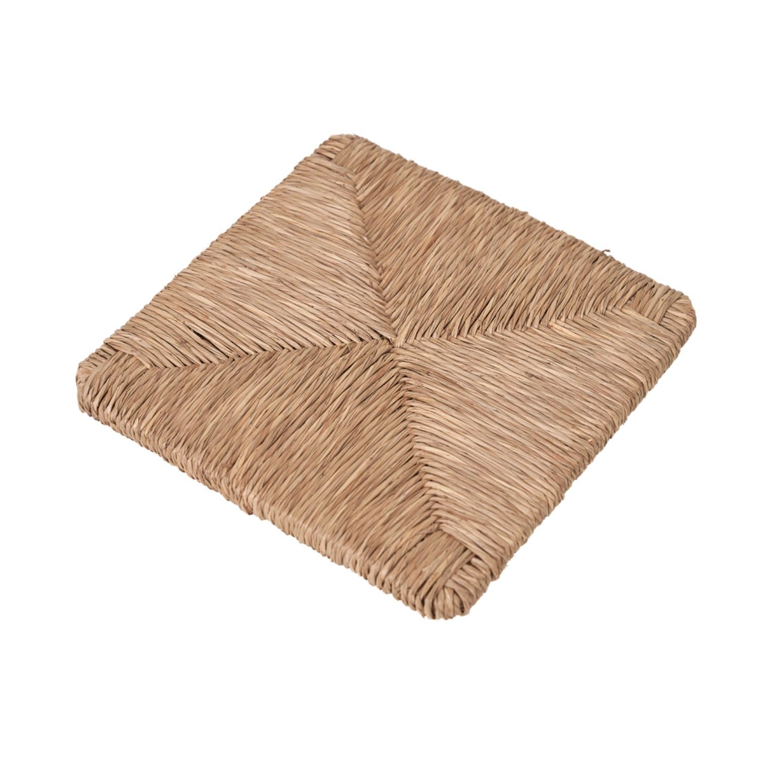 APARICI Cesteria Recambio de Asiento Enea Natural con Estructura Resistente de Madera. Ideal para sillas Tradicionales. Asientos de Paja duraderos y fáciles de Instalar. (35x35)