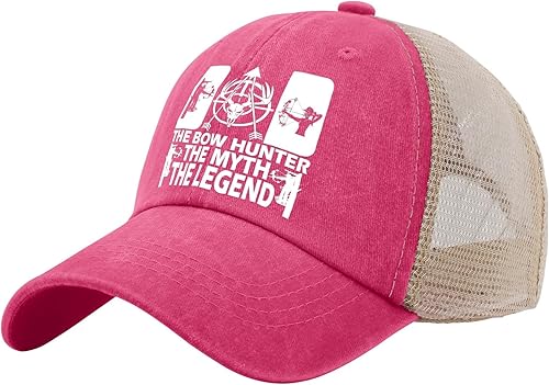 Vista 2 de Sombrero de sol para mujer Dad The Bow Hunter The Myth The Legend - Sombrero de campamento para mujer, sombrero de golf para hombre