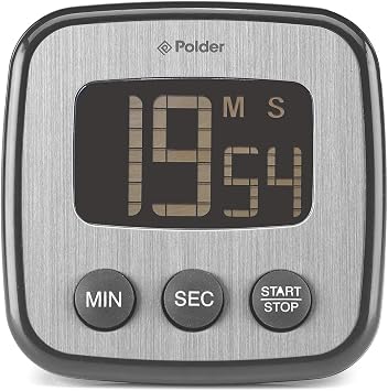 Polder Digital Kitchen Timer - Black