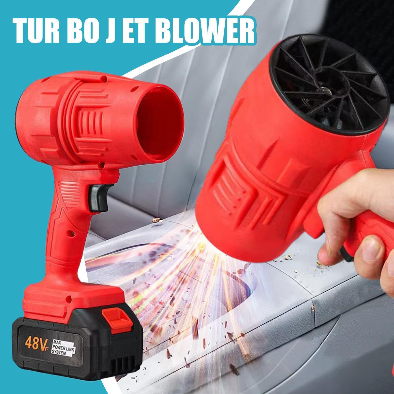 Soffiatore a turbina a spruzzo, senza fili, elettrico | Soffiatore di polvere ad aria compressa, portatile, per la pulizia della polvere del computer