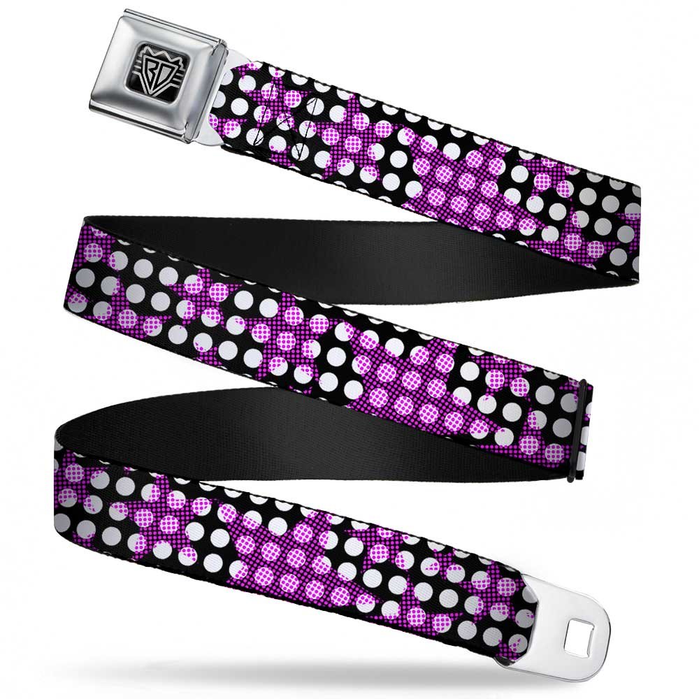 Cinturón de seguridad ancho 1.5 con diseño Estrellas de los ochenta 8
