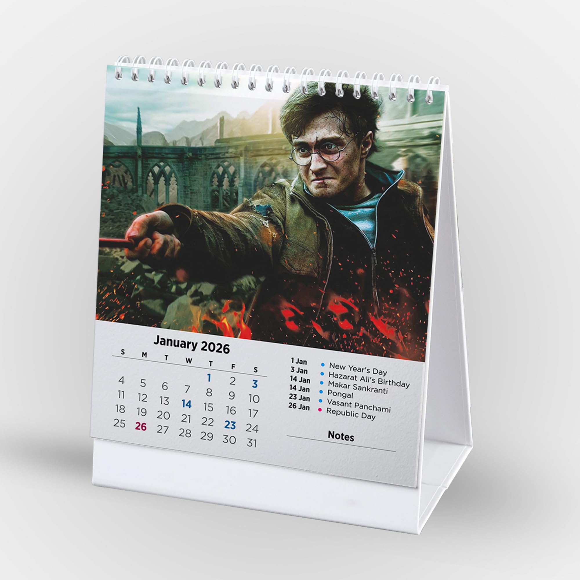 Visual Creation 2026 Desk Calendar – Wizarding World Series Standing Table Calendar, Magical Fantasy Planner for Kids, Teens & Collectors”-image-43