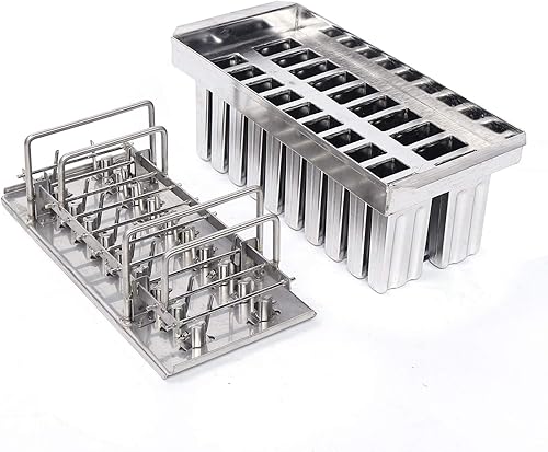 Miniatura 6 de 20 moldes para paletas de acero inoxidable, paquetes de moldes de acero inoxidable, moldes para paletas de helado, moldes para paletas de paletas de