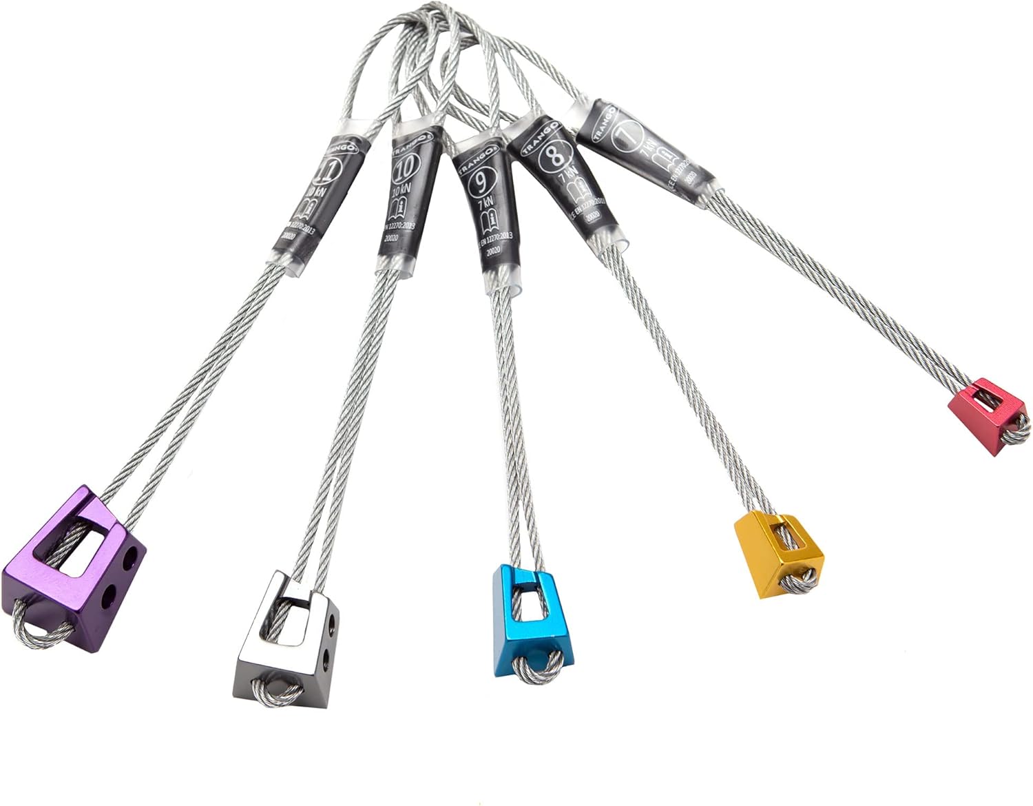 TRANGO Offset Nuts Wire Taper | Rock Climbing Passive Anchor Protection