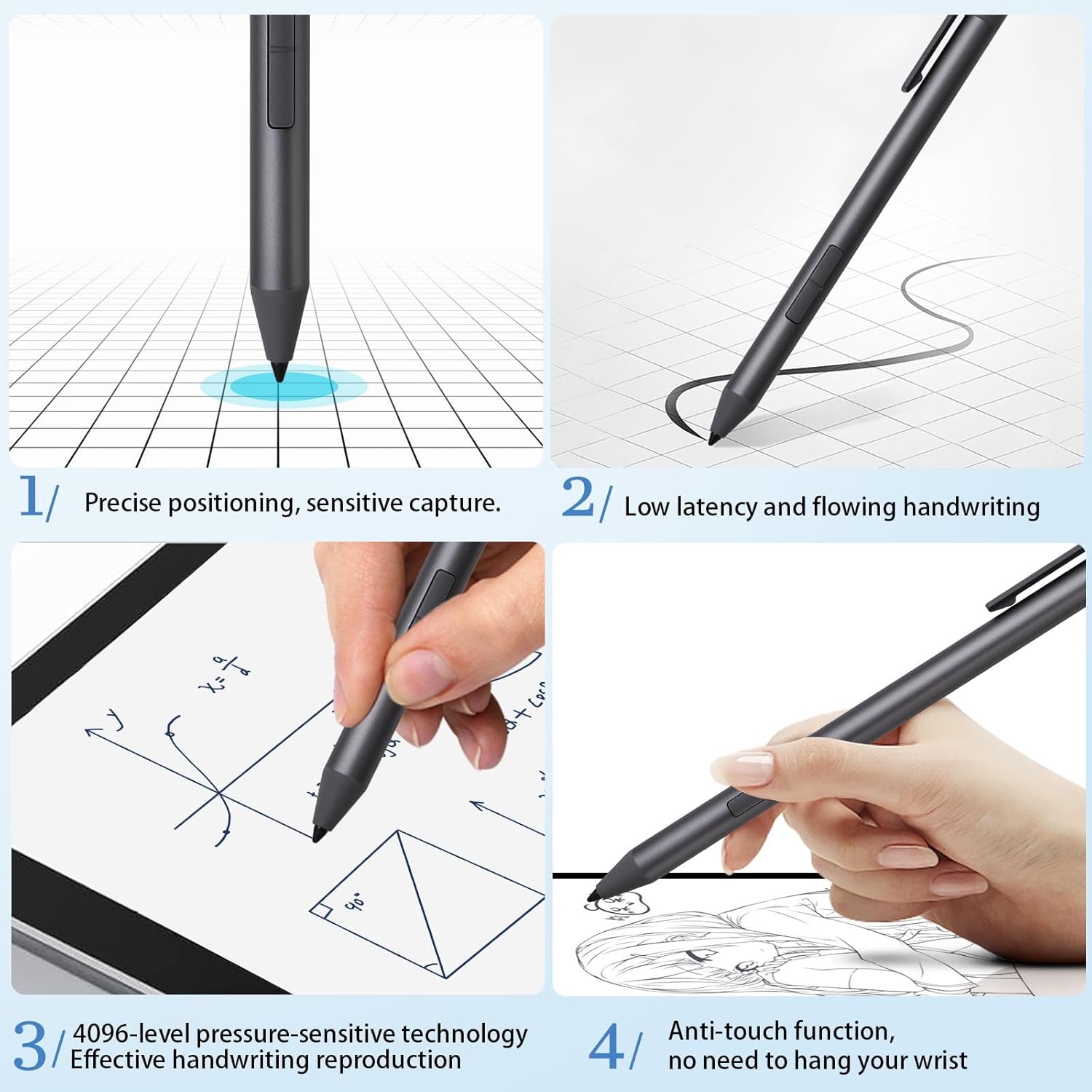 LincPlus T4 Tablet with Pen and Case Android 14 Tablet 11inch 2K IPS Screen, MediaTek Helio G99, 12GB RAM + 128GB ROM, 8100mAh Battery, 8MP+13MP Dual Camera, Can Write/Draw/Take Notes