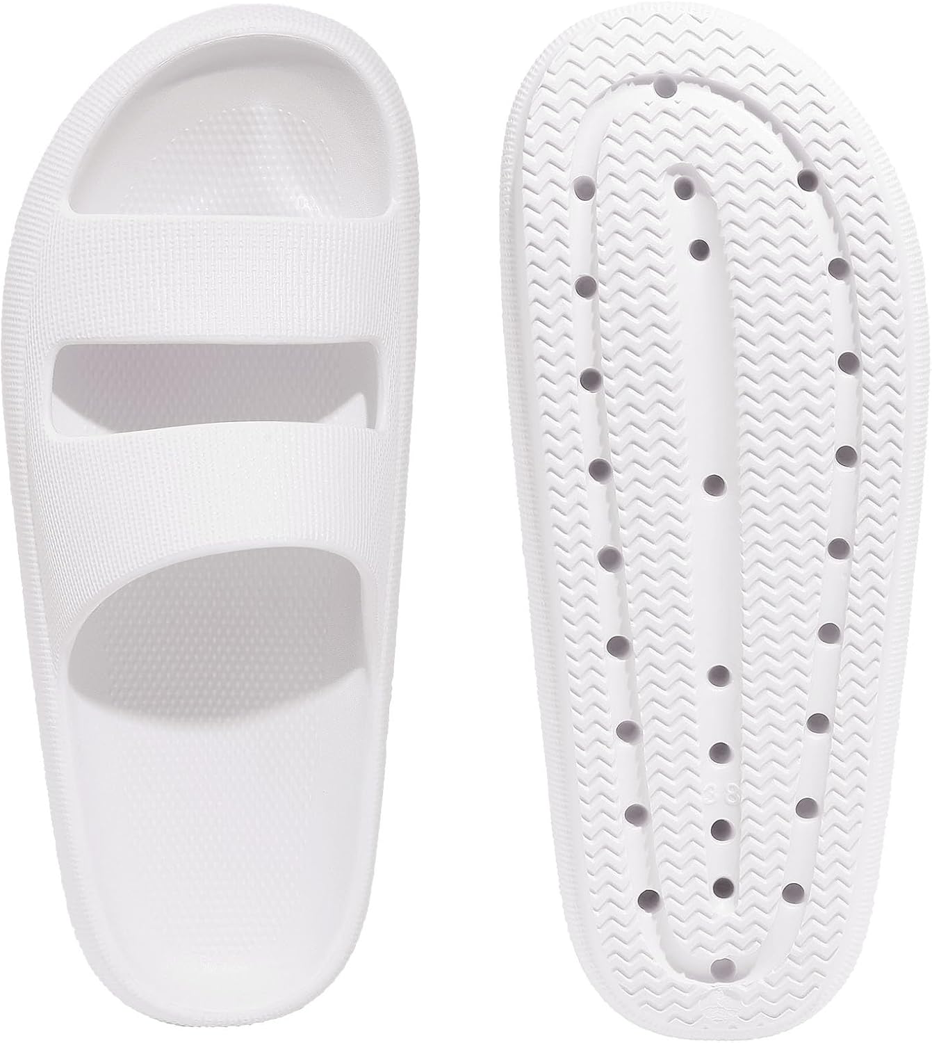shevalues Orthopedic Slide Sandals for Women with Arch Support Pillow Soft Recovery Slip on Sandals Lightweight Summer Cloud Slippers for Plantar Fasciitis