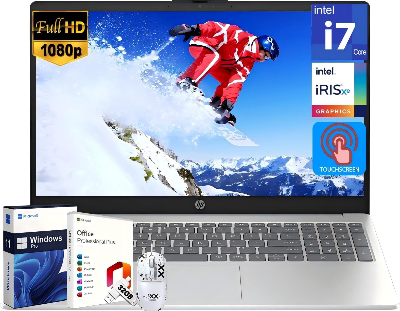 HP 15-fd0070nl, 15,6 ", Processore Intel Core I7-1255U, 16 GB, 1 - Foto 12