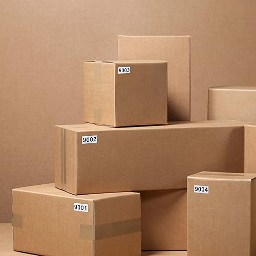 Miniatura 6 de DGBDPACK Etiquetas numeradas consecutivamente, 1.5 x 0.79 pulgadas (1001-2000)