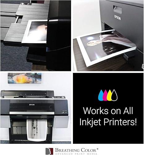 Miniatura 4 de Vibrance - Papel metálico para impresora fotográfica, 8.99 ozm, rollo de papel fotográfico de alta calidad, núcleo de 3 pulgadas, 17 pulgadas x 100