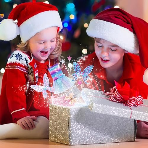 Miniatura 18 de Meooeck Juego de 6 accesorios de Navidad que incluye 2 ropa de vacaciones y 4 accesorios de juguete novedosos para niños (pesca)