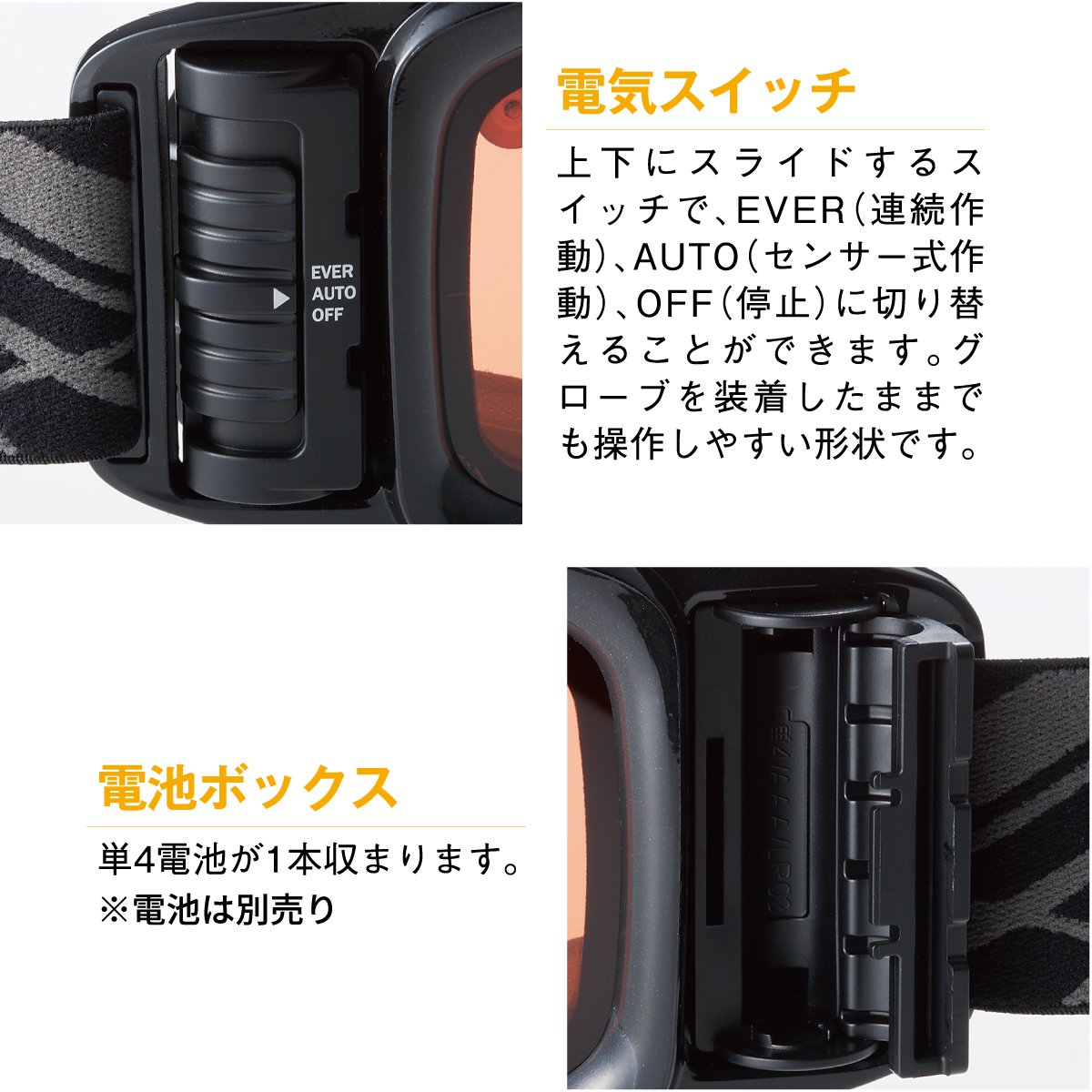 Amazon | SWANS (スワンズ) ゴーグル 眼鏡使用可 スキー スノーボード