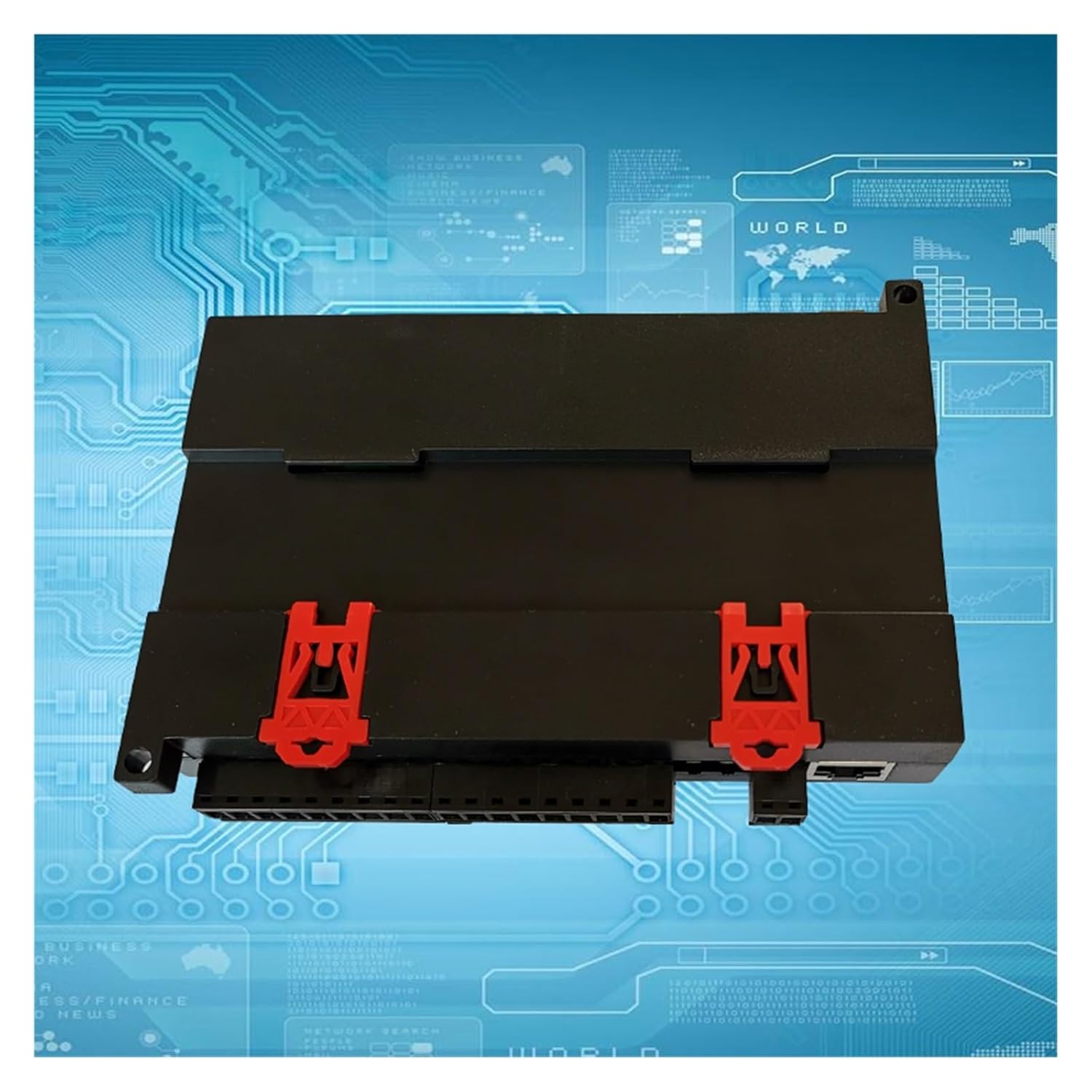24DI Switch Input 6-Channel DO Relay Output RJ45 Ethernet TCP Module Modbus Controller(RJ45)