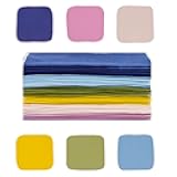 Reusable 100% Cotton Cloth Napkins - 30 Pack 10'' X 10'' Zero Waste Eco Friendly Paperless Towels, Solid color