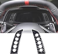 Vista 1 de Adhesivo suave de fibra de carbono para panel de instrumentos, compatible con Chevrolet Corvette C8 2020-2025, accesorios adhesivos para panel