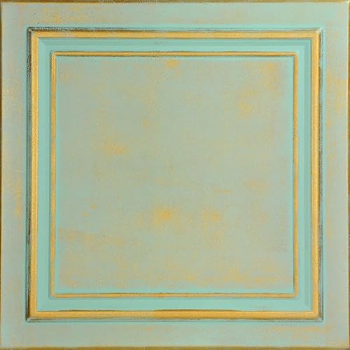 Vista 41 de À LA MAISON CEILINGS R24 Line Art Azulejo de Techo de Espuma con Adhesivo (21.6 pies cuadrados/Caja), Paquete de 8, Blanco Liso